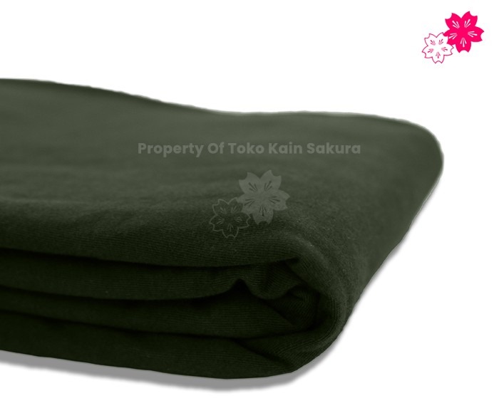 Cotton Combed 20s - Army Green