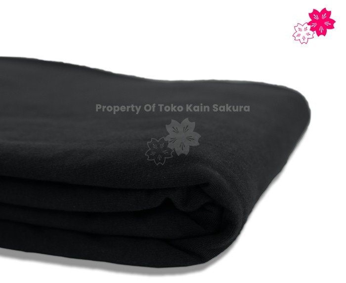 Cotton Combed 24s - Hitam Sulfur