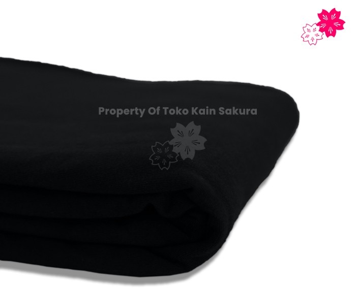 Cotton Combed 24s - Jet Black