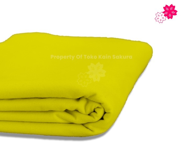 Cotton Combed 20s - Kuning Lemon