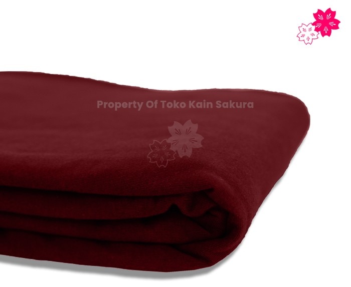 Cotton Combed 24s - Merah Hati
